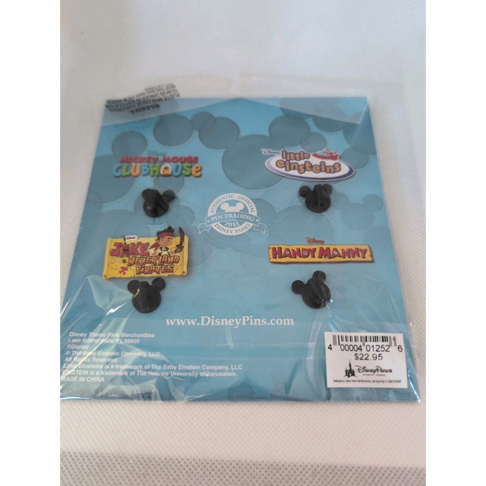 Disney Parks Disney Junior Handy Manny Mickey Mouse Clubhouse Booster 4 Pin Set - Picture 4 of 4